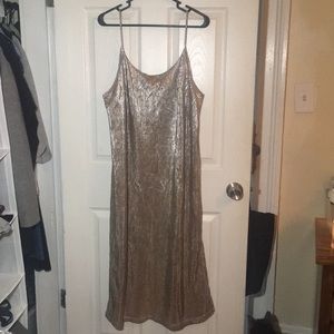 Metallic Gold Dress